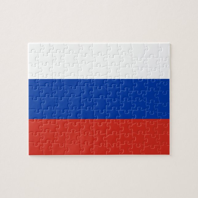 Puzzle Bandera de Rusia (Horizontal)