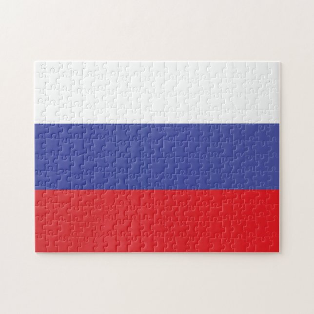 Puzzle Bandera de Rusia (Horizontal)