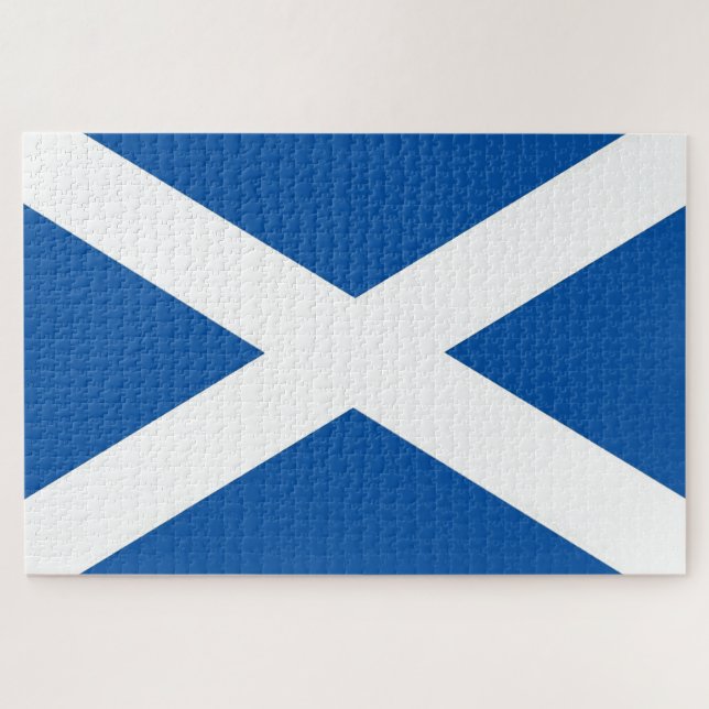 Puzzle Bandera de San Andrés de Escocia/Bonnie blue 1014p (Horizontal)