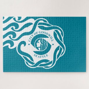 Puzzle Bandera de Seattle (Washington)