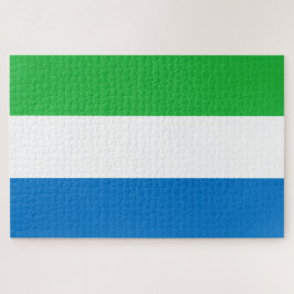 Puzzle Bandera de Sierra Leona