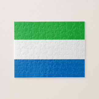 Puzzle Bandera de Sierra Leonean