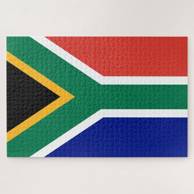 Puzzle Bandera de Sudáfrica (Horizontal)