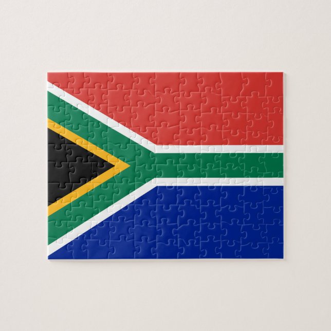 Puzzle Bandera de Sudáfrica (Horizontal)