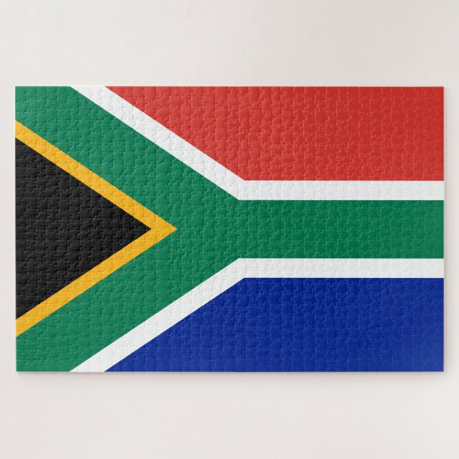 Puzzle Bandera de Sudáfrica (Horizontal)