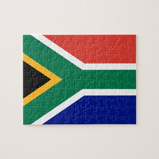 Puzzle bandera de sudáfrica (Horizontal)