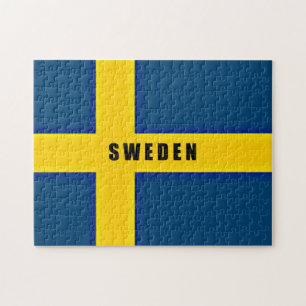 Puzzle Bandera de Suecia