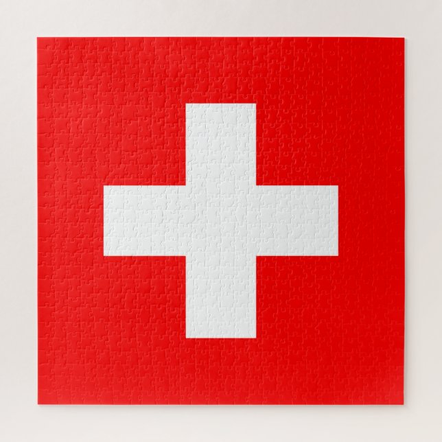 Puzzle Bandera de Suiza (Vertical)