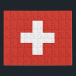 Puzzle Bandera de Suiza<br><div class="desc">Más productos: www.zazzle.com/wowsmiley</div>