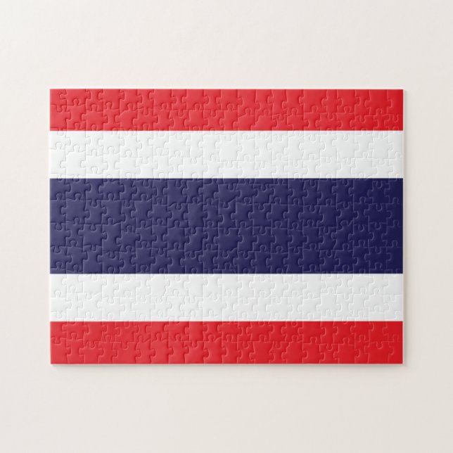 Puzzle Bandera de Tailandia (Horizontal)