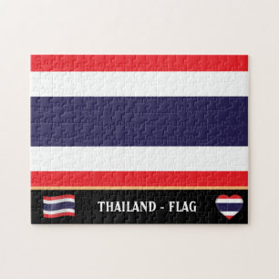Puzzle Bandera de Tailandia y país tailandés / Tailandia