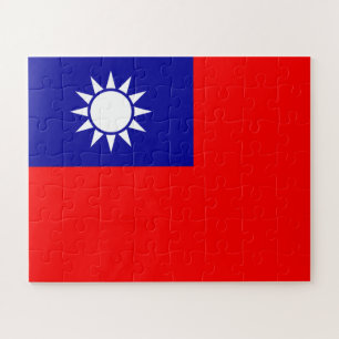 Puzzle Bandera de Taiwán: República de China, Taipei chin