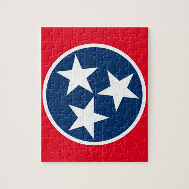 Puzzle Bandera de Tennessee (Vertical)