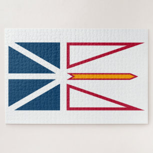 Puzzle Bandera de Terranova y Labrador (Canadá)