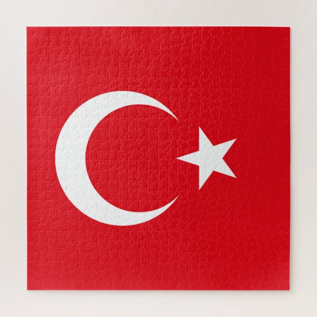 Puzzle Bandera de Turquía (Vertical)