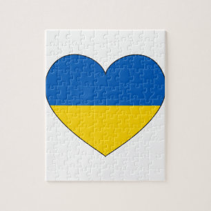 Puzzle Bandera de Ucrania simple