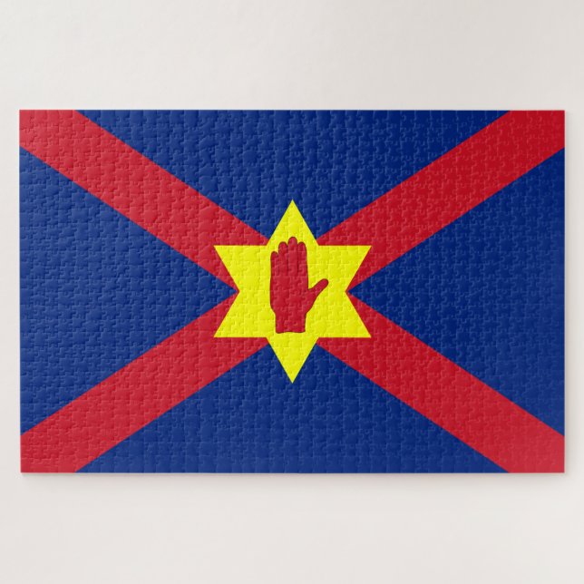 Puzzle Bandera de Ulster Nation (Irlanda del Norte) (Horizontal)
