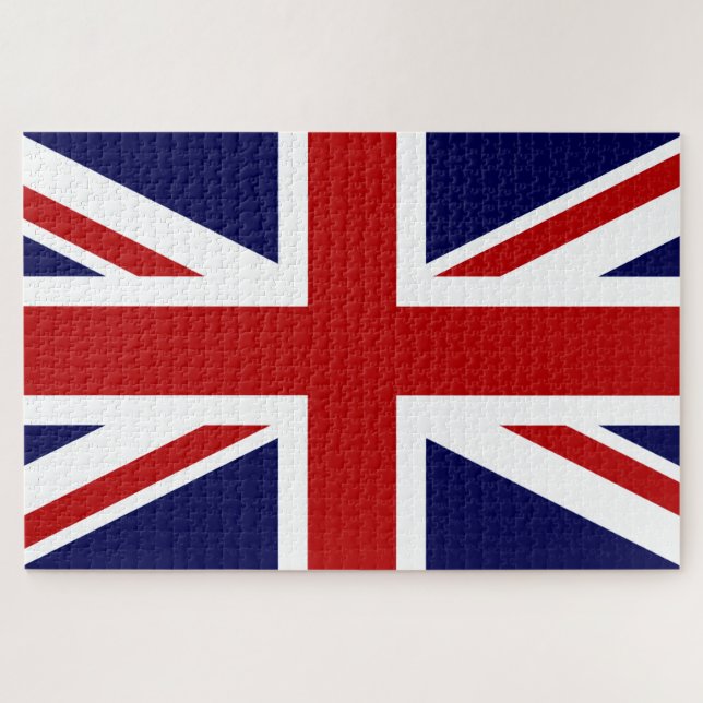 Puzzle Bandera de Union Jack del Reino Unido (Horizontal)
