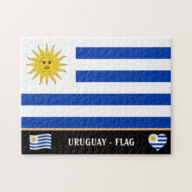 Puzzle Bandera de Uruguay/Uruguay (Horizontal)