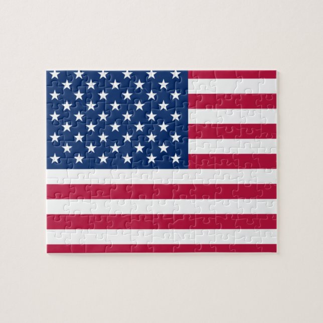 Puzzle bandera de usa (Horizontal)