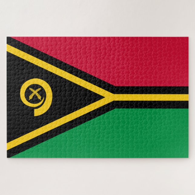Puzzle Bandera de Vanuatu (Horizontal)