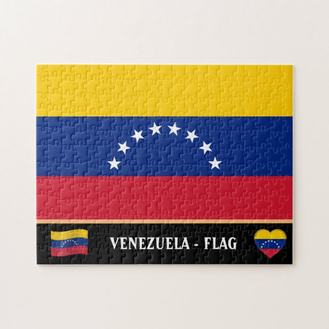 Puzzle Bandera de Venezuela y país venezolano / Venezuela (Horizontal)