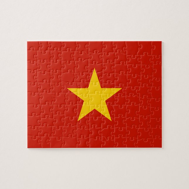 Puzzle Bandera de Vietnam (Horizontal)