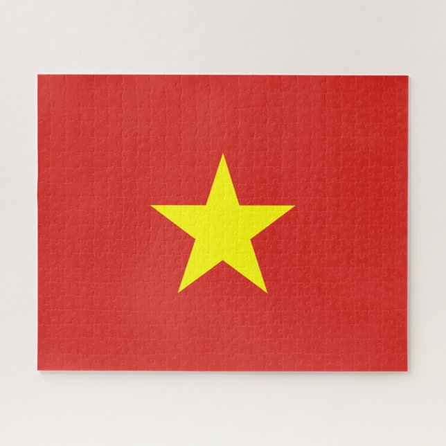 Puzzle Bandera de Vietnam (Horizontal)