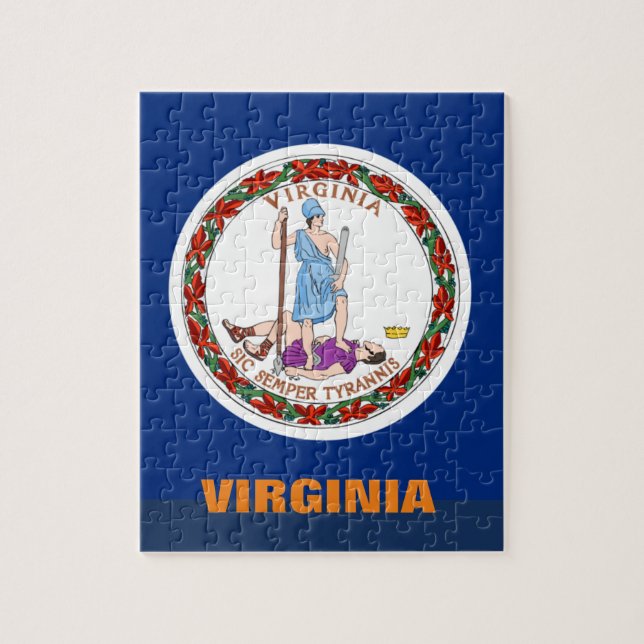 PUZZLE BANDERA DE VIRGINIA (Vertical)