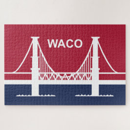 Puzzle Bandera de Waco (Texas, Estados Unidos)