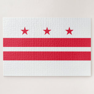 Puzzle Bandera de Washington D.C. (Distrito de Columbia)