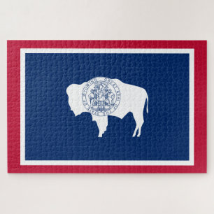 Puzzle Bandera de Wyoming