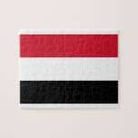 Puzzle bandera de yemen<br><div class="desc">Bandera de Yemen. La bandera árabe:・・del Yemen・fue adoptada el 2 de mayo de 1990, el día en que se unificaron el Yemen septentrional y el Yemen meridional, el 2 de mayo de ‎. La bandera es esencialmente la Bandera de Liberación Árabe de 1952, introducida después de la Revolución Egipcia de...</div>