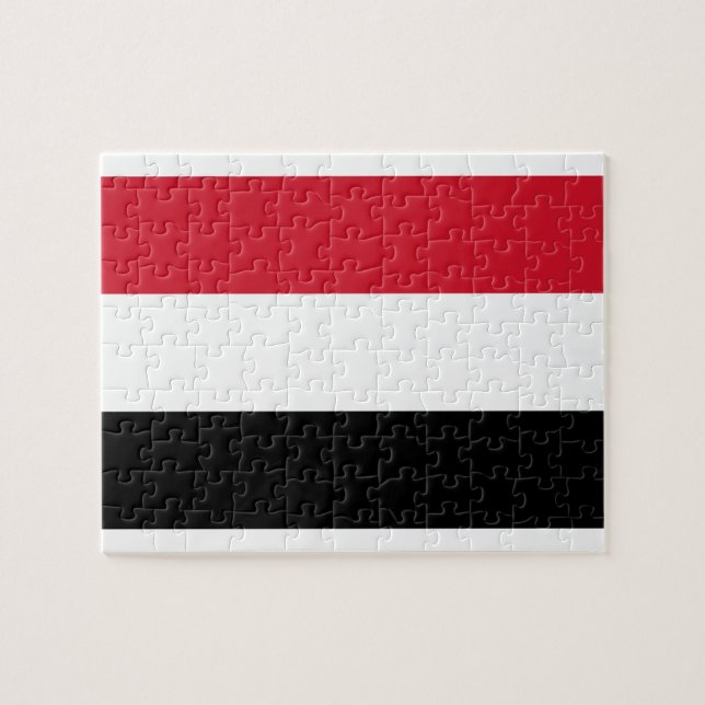 Puzzle bandera de yemen (Horizontal)
