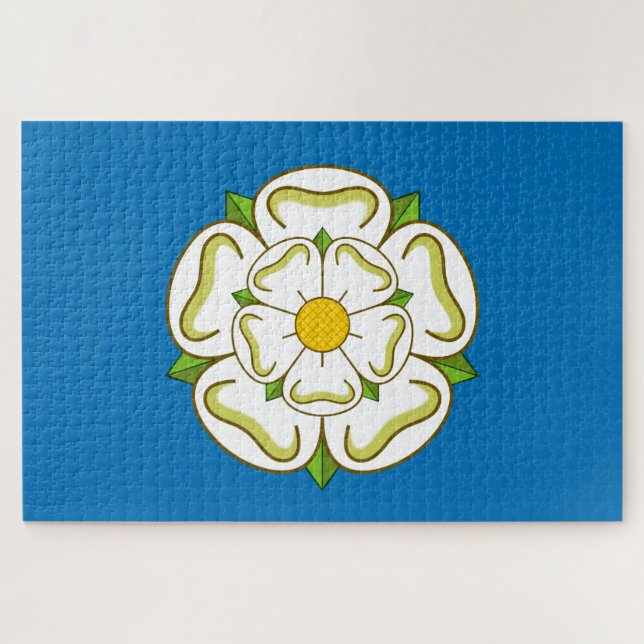 Puzzle Bandera de Yorkshire (Condado Inglés) (Horizontal)