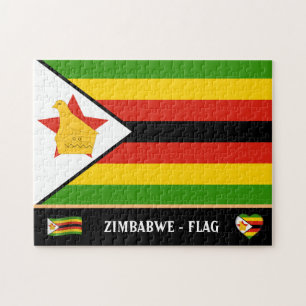 Puzzle Bandera de Zimbabue y país de Zimbabue / Zimbabue
