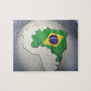 Puzzle Bandera del Brasil