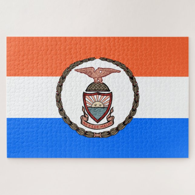 Puzzle Bandera del Bronx (barrio de Nueva York) (Horizontal)