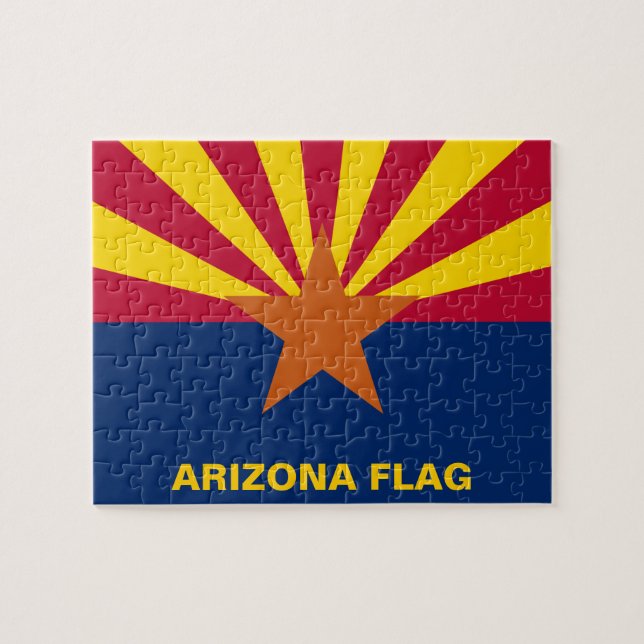 Puzzle Bandera del estado de Arizona (Horizontal)