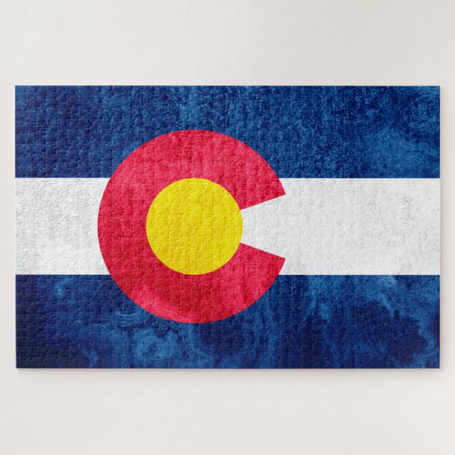 Puzzle Bandera del Estado de Colorado (Horizontal)