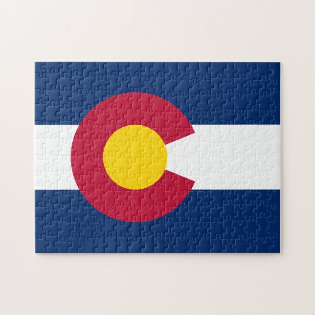 Puzzle Bandera del estado de Colorado (Horizontal)