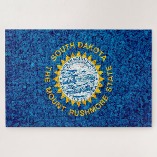 Puzzle Bandera del Estado de Dakota del Sur