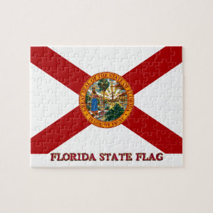Puzzle Bandera del estado de Florida 8x10