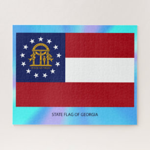 Puzzle Bandera del Estado de Georgia