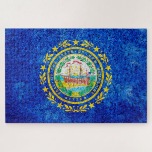 Puzzle Bandera del estado de Hampshire