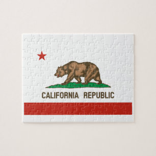 Puzzle Bandera del estado de la república de California