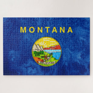 Puzzle Bandera del Estado de Montana