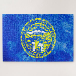Puzzle Bandera del Estado de Nebraska