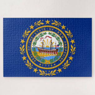 Puzzle Bandera del Estado de New Hampshire