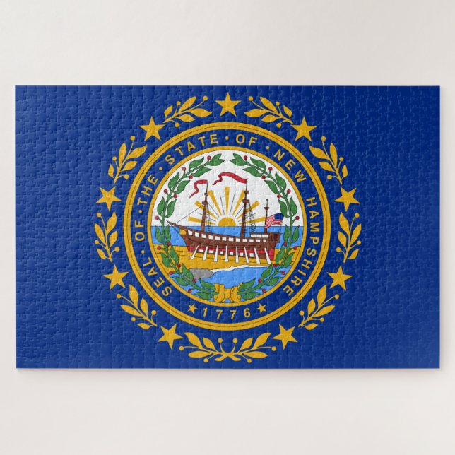 Puzzle Bandera del Estado de New Hampshire (Horizontal)